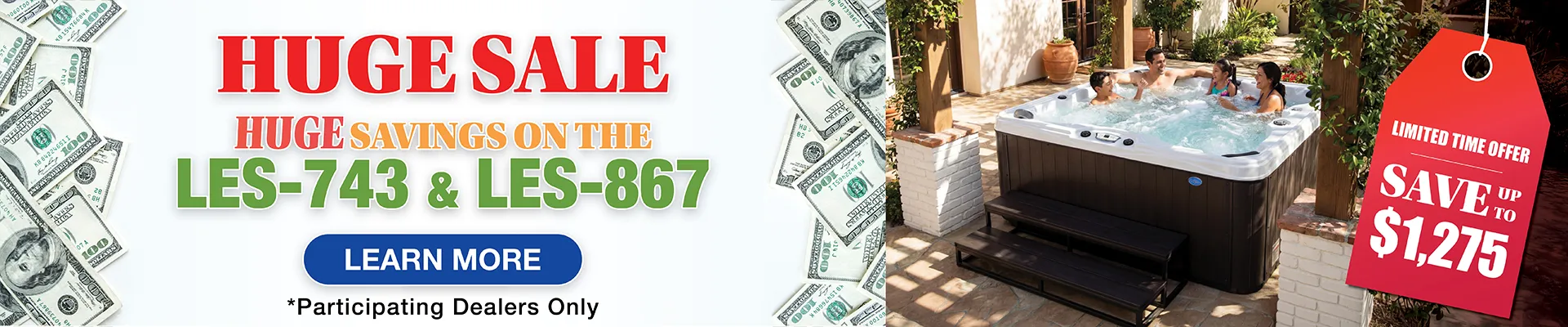 Calspas hot tub being used in a family setting - Farmington